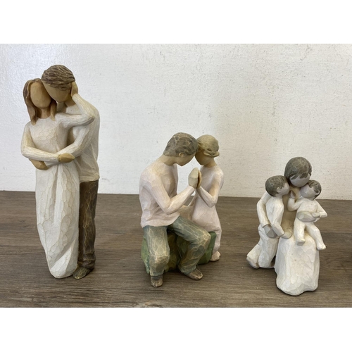 415 - A collection of Willow Tree figurines to include Together, Quietly, Around You, Loving Angel, You an... 