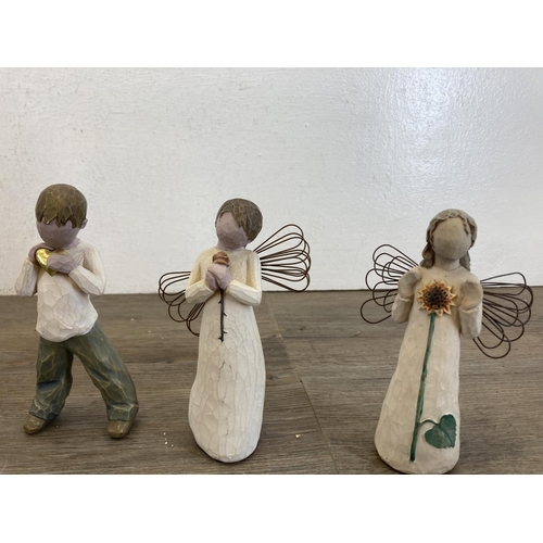 415 - A collection of Willow Tree figurines to include Together, Quietly, Around You, Loving Angel, You an... 