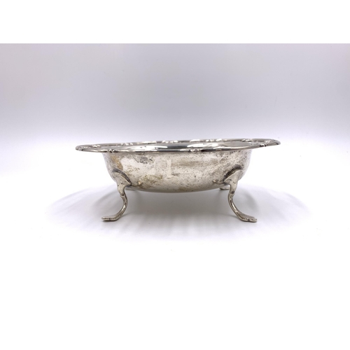 2137 - A George V William Hutton & Sons Ltd hallmarked Sheffield silver pierced footed bowl, dated 1913 - a... 