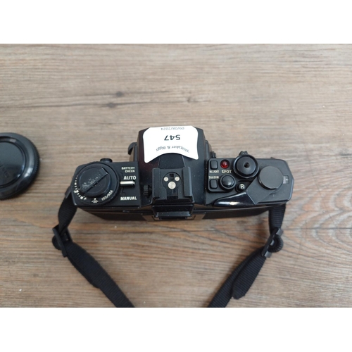 547 - An Olympus OM-4 35mm SLR camera body