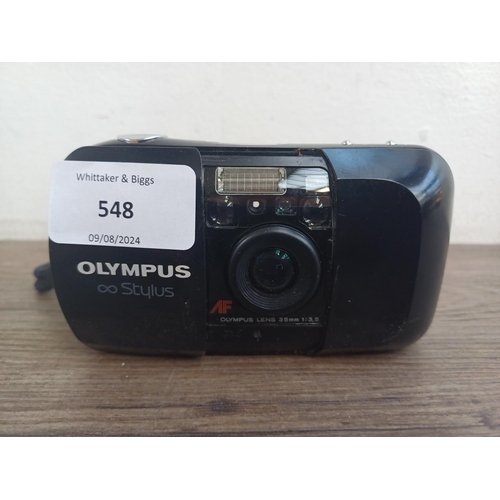 548 - An Olympus ∞ Stylus (µ[mju:]-1) 35mm compact camera