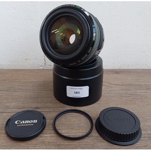 583 - A Canon Ultrasonic EF 70-300mm 1:4.5-5.6 DO IS USM zoom lens for Canon