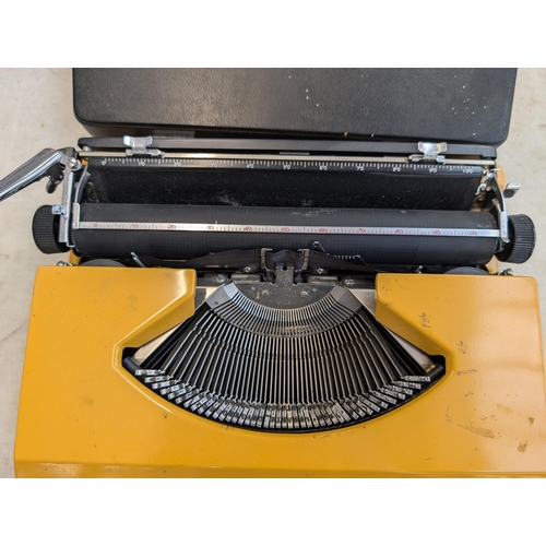 746 - A cased Silverette portable typewriter