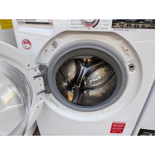 781 - A Hoover H-Wash 300 plus 8kg 1600 spin 60cm washing machine