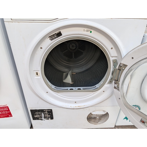 782 - A Hotpoint TCUD97B 9kg 60cm condenser tumble dryer