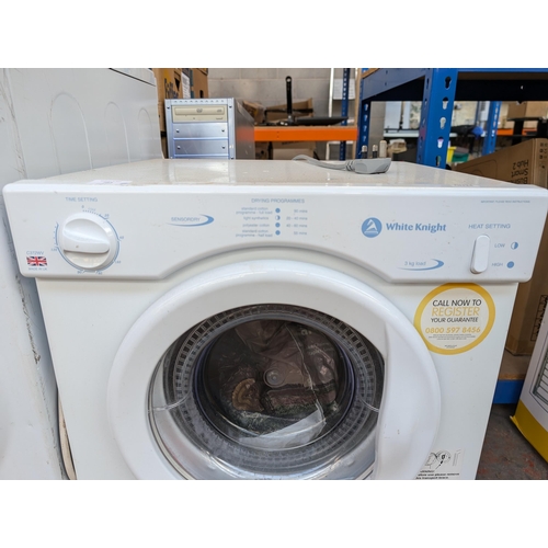 783 - A White Knight C372WV 3kg 50cm compact tumble dryer