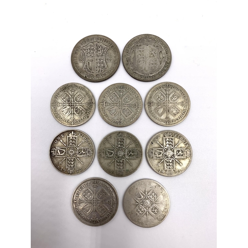 2159 - Approx. 115g of 50% silver British coins