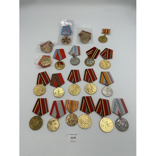 2179 - Twenty USSR military medals