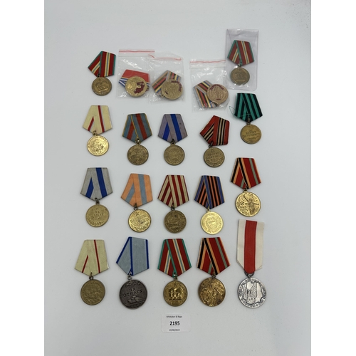 2195 - Twenty USSR military medals