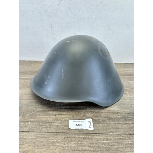 2206 - A Cold War era East German M56 helmet