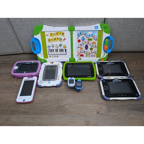 713 - A collection children's technology items to include Leap Frog, Vtech etc.