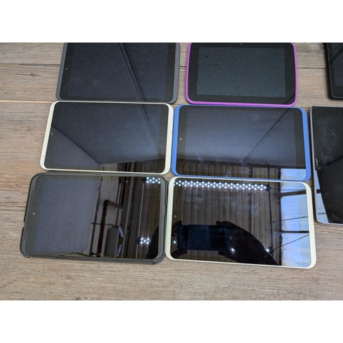 725 - Eleven tablets, three Nexus and eight Tesco Hudl