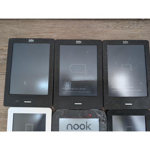 729 - Six E-readers to include Nook, Kobo etc.