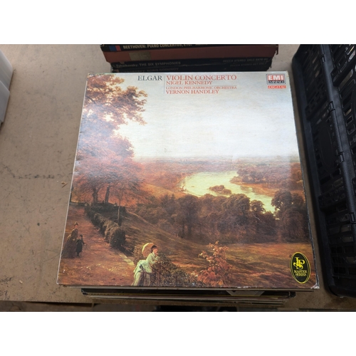 658 - A collection of classical LP vinyl records and box sets to include The Beethoven Symphonies (SAX 235... 