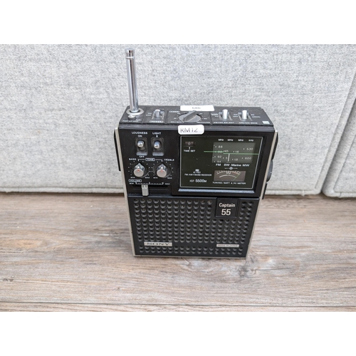 686 - A mid 1970s Sony Captain 55 ICF-5500M FM/SW/Marine/MW portable radio