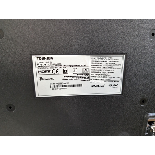 691 - Five AV items to include, Toshiba 32LL3A63DB 32