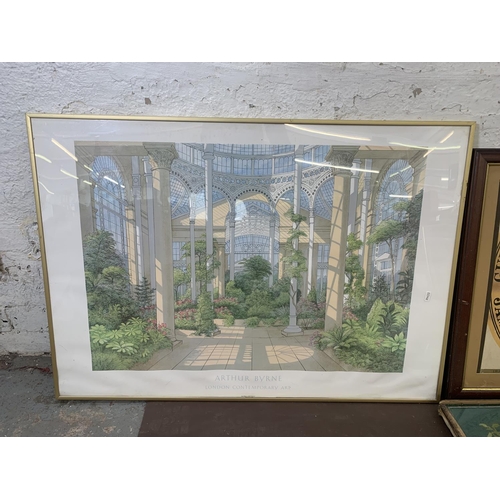 320 - A large collection of pictures and prints to include gilt framed Sir William Russell Flint print, mi... 