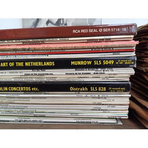 676 - A collection of shellac and LP vinyl records; shellac to include 'Music Of Africa Series No. 5. The ... 