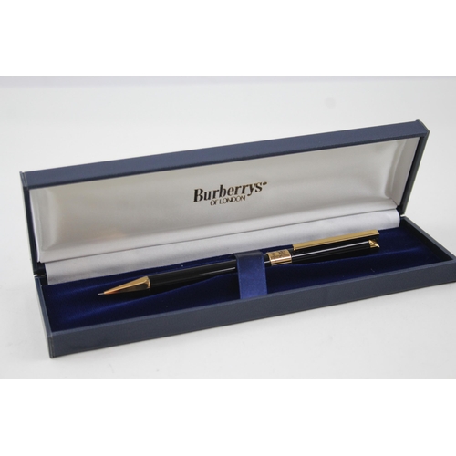 2196 - A boxed Burberry's of London black lacquered mechanical pencil