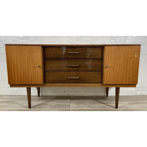 106 - An Austinsuite glossed teak sideboard - approx. 69cm high x 131cm wide x 43cm deep