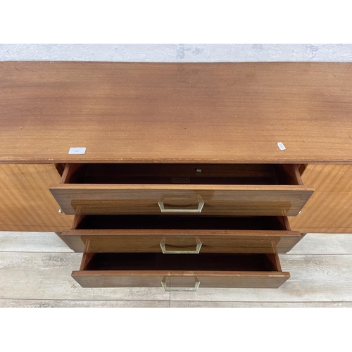 106 - An Austinsuite glossed teak sideboard - approx. 69cm high x 131cm wide x 43cm deep