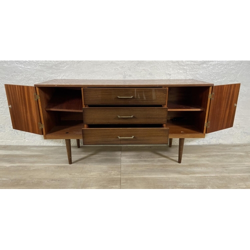 106 - An Austinsuite glossed teak sideboard - approx. 69cm high x 131cm wide x 43cm deep