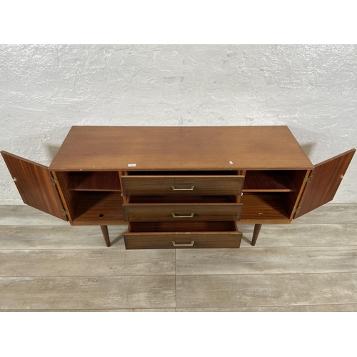 106 - An Austinsuite glossed teak sideboard - approx. 69cm high x 131cm wide x 43cm deep