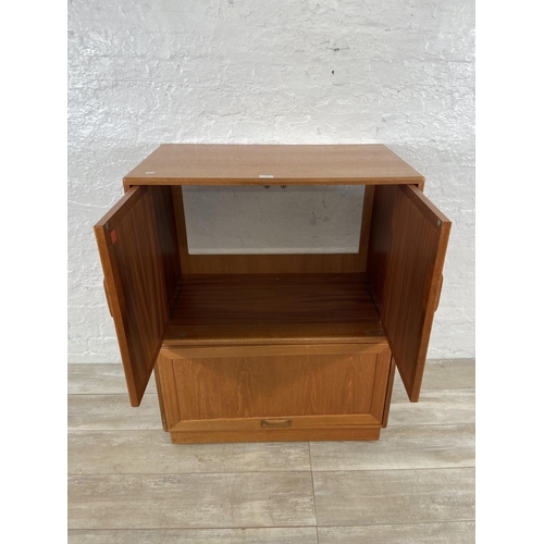 176 - A G Plan Fresco teak TV cabinet - approx. 103cm high x 81cm wide x 47cm deep