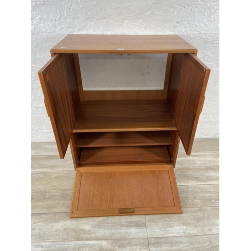 176 - A G Plan Fresco teak TV cabinet - approx. 103cm high x 81cm wide x 47cm deep