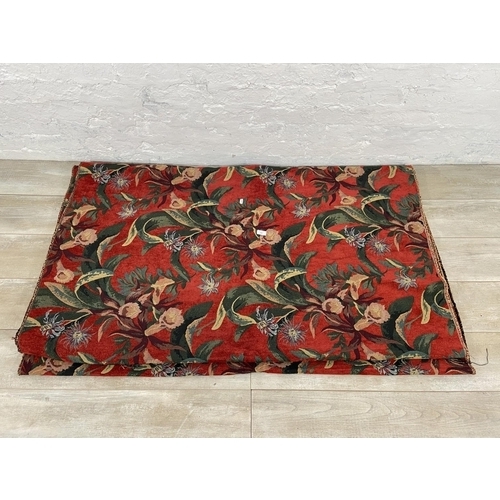 234 - A large offcut of floral fabric - approx. 675cm x 148cm