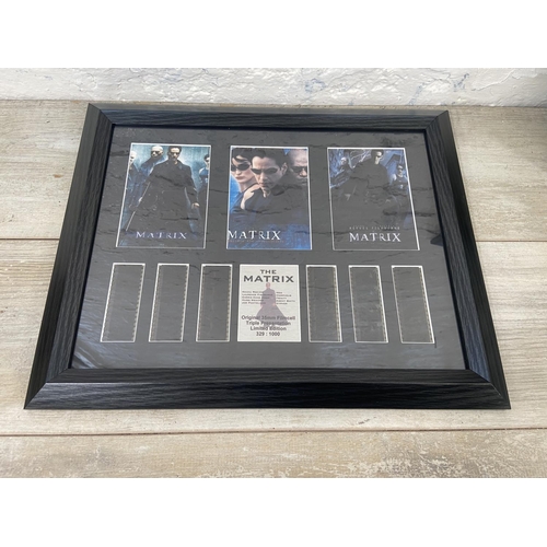 253 - Eight framed limited edition 35mm filmcell presentations, one Star Wars no. 520 of 1000 and seven Th... 