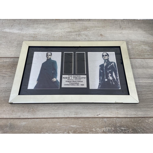 253 - Eight framed limited edition 35mm filmcell presentations, one Star Wars no. 520 of 1000 and seven Th... 