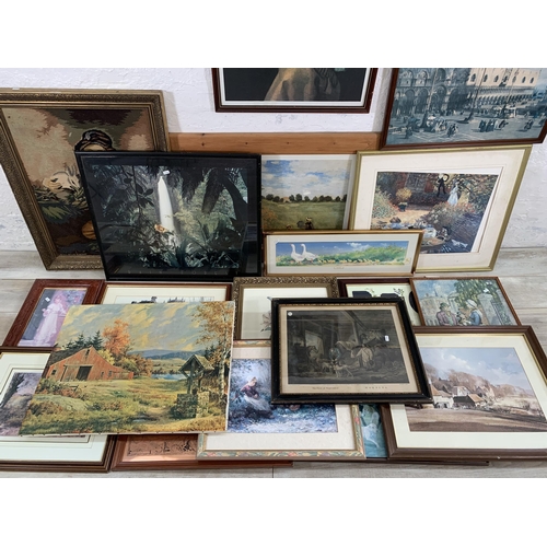 289 - Twenty two framed pictures