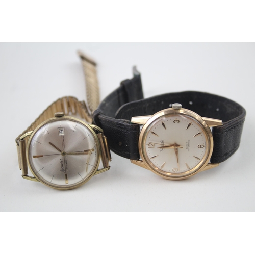 2177 - Two vintage men's wristwatches, one Accurist and one Everite