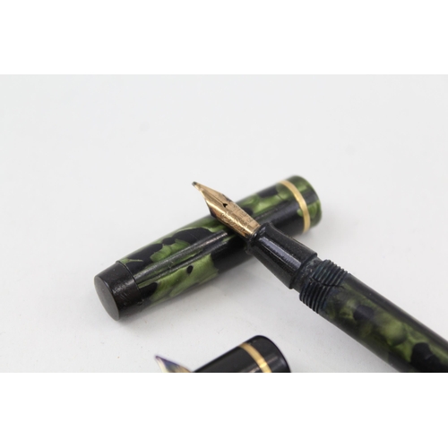 2256 - Two vintage Conway Stewart Dinkie 540 fountain pens