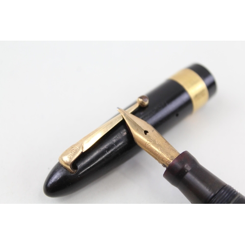 2257 - A Mabie Todd 'Swan' Leverless fountain pen with 14ct gold nib