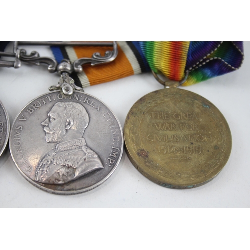 2266 - Three WWI medals presented to 362964 Gnr J. Peddle R.G.A R.A, one War, one Victory and one Bravery