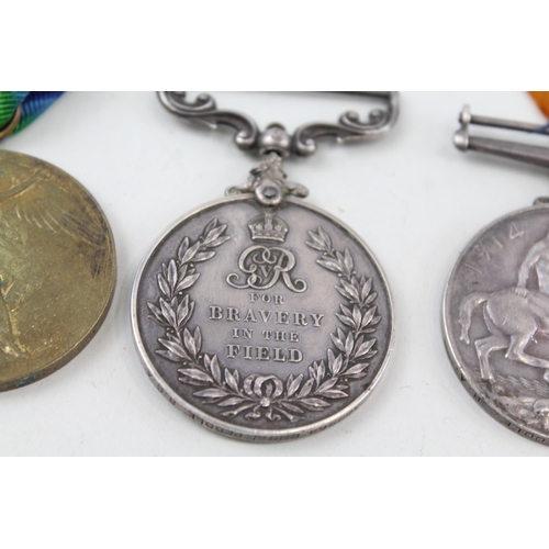 2266 - Three WWI medals presented to 362964 Gnr J. Peddle R.G.A R.A, one War, one Victory and one Bravery