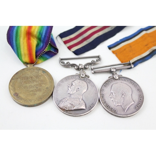 2266 - Three WWI medals presented to 362964 Gnr J. Peddle R.G.A R.A, one War, one Victory and one Bravery