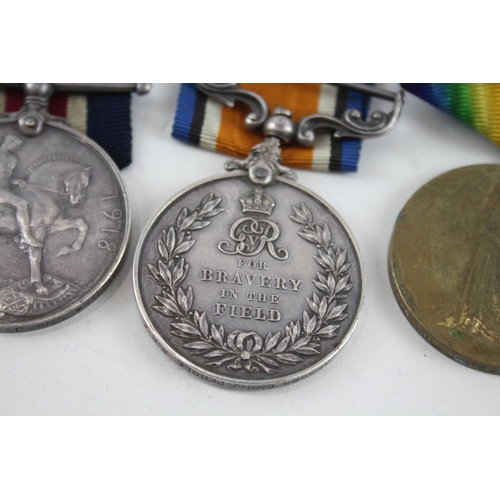 2266 - Three WWI medals presented to 362964 Gnr J. Peddle R.G.A R.A, one War, one Victory and one Bravery