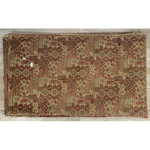 23 - A large offcut of fabric - approx. 530cm long x 148cm at widest point