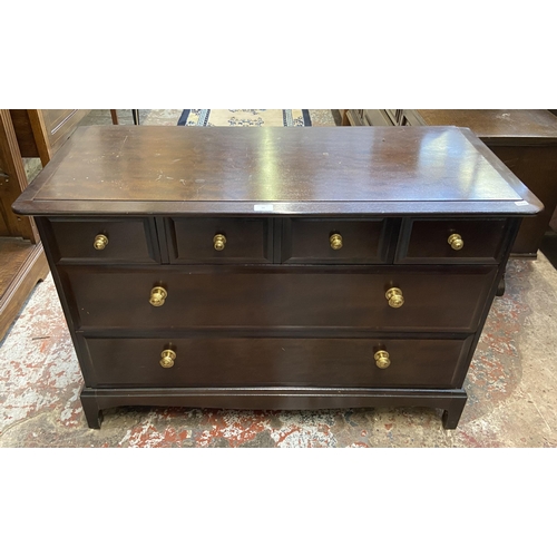 59 - A Stag Minstrel mahogany chest of drawers - approx. 72cm high x 106cm wide x 46cm deep