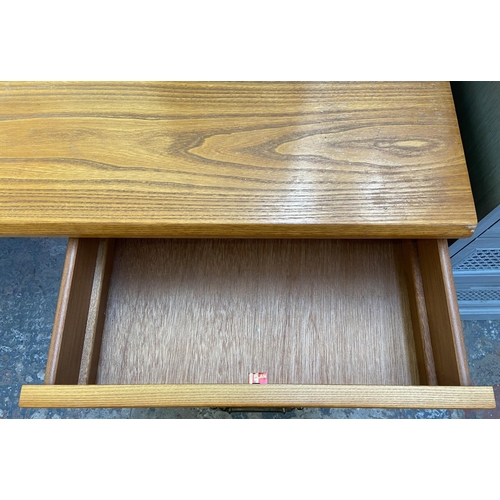 79 - A G Plan teak dressing table - approx. 112cm high x 150cm wide x 46cm deep