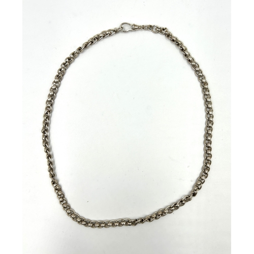 2142 - A .925 silver chain necklace with lobster clasp - approx. gross weight 49g