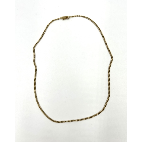 2153 - A 14ct gold chain necklace - approx. gross weight 7.5g and 42cm long