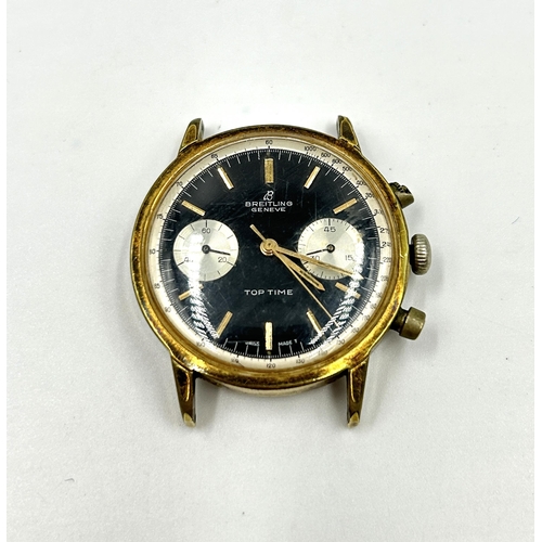 2178 - A 1960s Breitling Geneve Top Time manual wind chronograph men's watch head - ref no. 2003