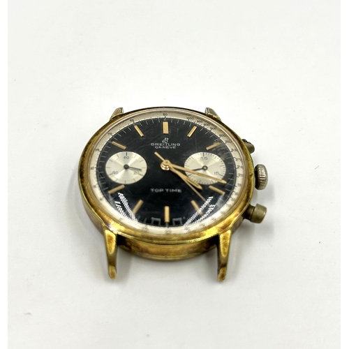 2178 - A 1960s Breitling Geneve Top Time manual wind chronograph men's watch head - ref no. 2003