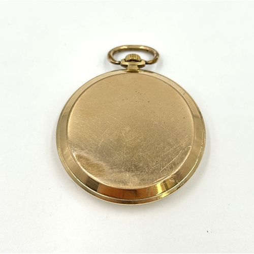 2180 - Two pocket watches, one Rotary gold plated hand wind men's and one Victorian .935 silver cased key w... 