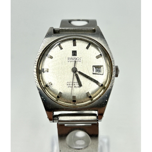 2188 - A vintage Tissot Visodate Seastar PR516 automatic men's wristwatch