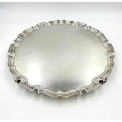 2241 - A H Pidduck & Sons hallmarked London silver salver, dated 1969 - approx. gross weight 856g